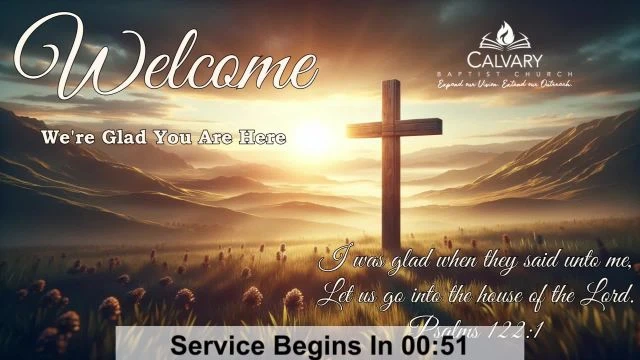Calvary Baptist Church Union Grove NC 4/28/2024 Sunday Evening Service on 28-Apr-24-21:48:52